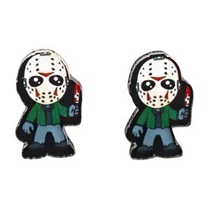 Jason Vorhees Horror Stud Earrings Acrylic Friday the 13th
